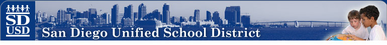 The San Diego Unified School District logo